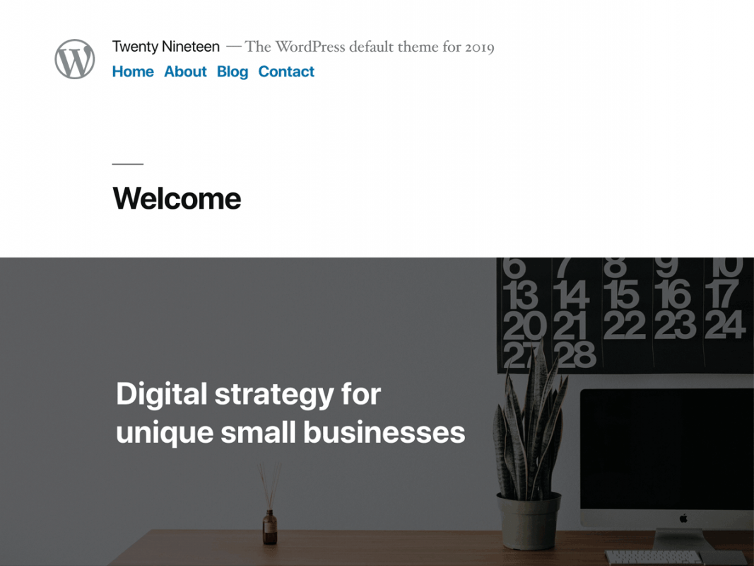 wordpress standaard thema, wordpress website maken, website maken met wordpress, wordpress website maken handleiding