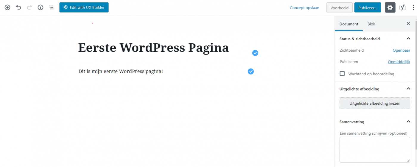 WordPress pagina maken, wordpress website maken, website maken met wordpress, gratis website maken, wordpress website zelf bouwen